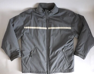 Gap Men"s Fleece lined Grey Waterproof Jacket, Size Large,  with Hood - Image 1 of 4