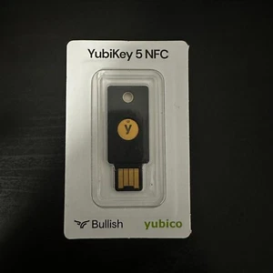 Yubico YubiKey 5 NFC USB-A Security Key – Brand New - Zdjęcie 1 z 5