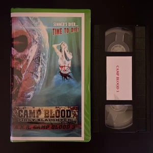 Camp Blood 3 Signed Autographed David Sterling First Slaughter Sov Horror Ltd Ed - Picture 1 of 6