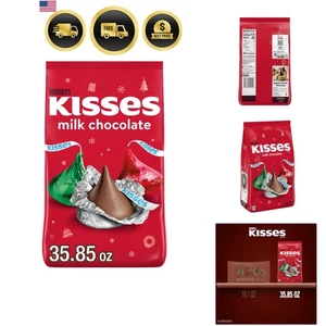 Milch Schokolade Küsse Großpackung Beutel Weihnachten Süßigkeiten Urlaub Snacks Geschenk - Bild 1 von 9