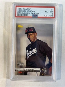 1994 Classic Michael Jordan #1 Birmingham Barons PSA 8 NM-MT - Bild 1 von 3