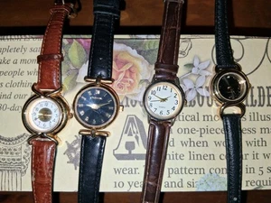 Damen Lederuhr Konvolut Fossil 4 Stück - Bild 1 von 3