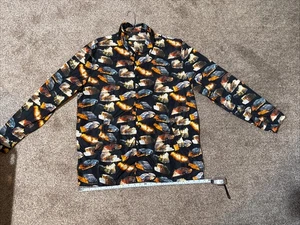 Palm Angels burning race car Track Coach Jacket Men’s Sz L PRISTINEshape Z1 - Picture 1 of 21
