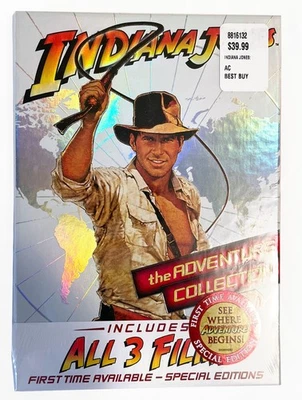 Indiana Jones DVD Box Set: Factory Sealed Adventure Collection, Harrison Ford - Image 1 of 4