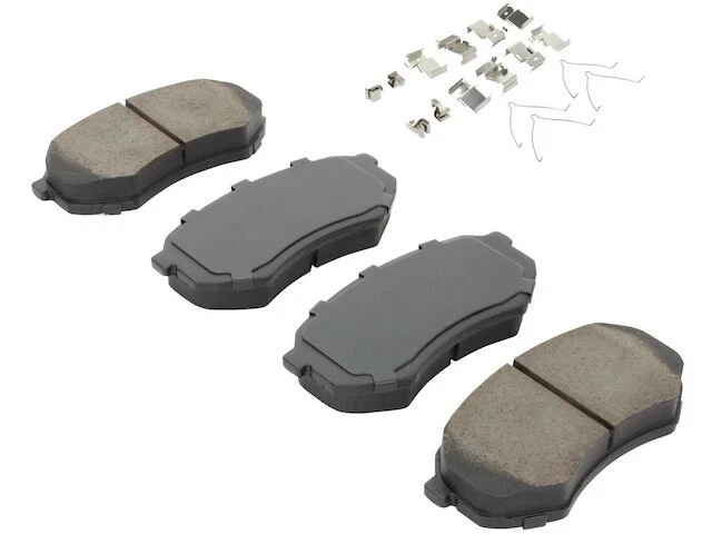 Front Brake Pad Set For 1983-1989 Mitsubishi Starion 1984 1985 1986 1987 PF484XV - Image 1 of 1
