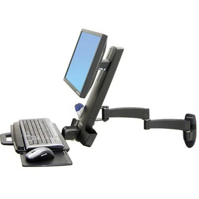 New Ergotron 200 Series Combo Monitor Arm VESA Wall Mount for Monitors up to 24" - Image 1 of 4