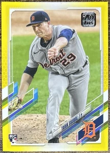2021 Topps Serie 1 Tarik Skubal Walgreens Amarillo Novato #92 Tigres de Detroit - Imagen 1 de 2