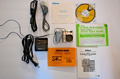 Nikon COOLPIX 4300 4.0MP Digital Camera - Silver - Image 1 of 4
