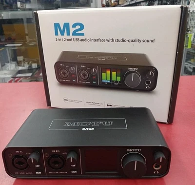 MOTU M2 USB Audio Interface 2-In 2-Out Ottimo articolo funziona finemente... - Immagine 1 di 4