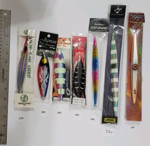 7 slow pitch jigs Jigging Master Deep Water Premium Fishing Lot # 14 - Picture 1 of 19