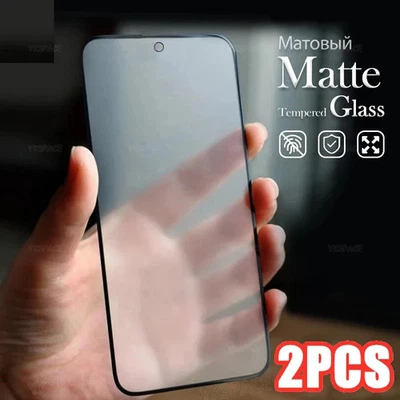 2Pcs Matte Frosted 9H Tempered Glass Screen Protector for Google Pixel Series - Image 1 of 4