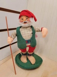 1994 Annalee Folk Santa Doll with Pole - Picture 1 of 12