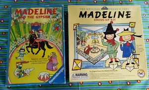 1999 Ravensburger Madeline & Zigeuner Spiel + Uniset Madeline Dress-Up Presse Peel - Bild 1 von 24