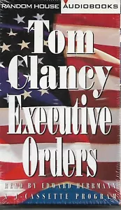 EXECUTIVE ORDERS by Tom Clancy - Cassette Audiobook - Picture 1 of 2