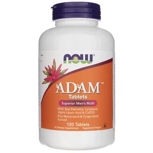 NOW FOODS ADAM (Multivitamine für Männer) 120 Tabletten - Bild 1 von 3