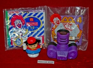 VINTAGE TOYS McDonald's Kaleidoscope Fisher-Price Set of 2 Lot#132 - Picture 1 of 5