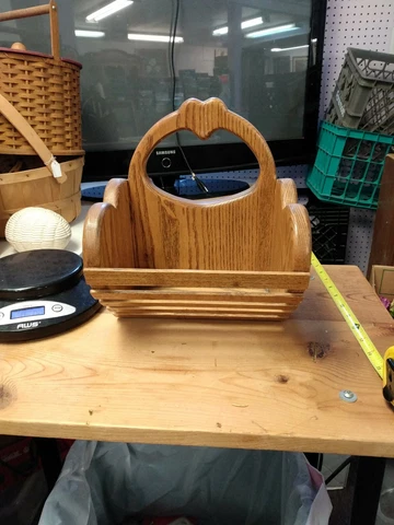 Wooden Wall hanging Basket Eg Cover