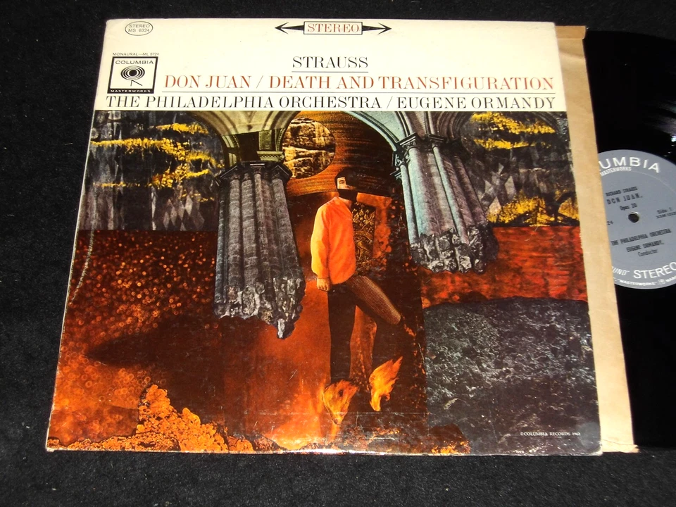 Original STRAUSS Don Juan DEATH & TRANSFIGURATION Ormandy STEREO Banner 360d  LP Foto 1 de 1