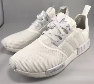 Adidas NMD R1 white Monochrome Größe 48 2/3 - Bild 1 von 8