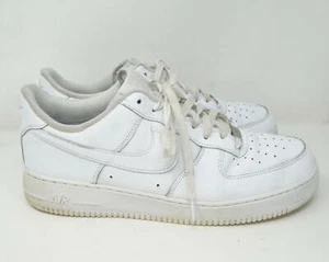 Nike Air Force 1 Low Top Sneakers White Men's US 13 - Picture 1 of 9