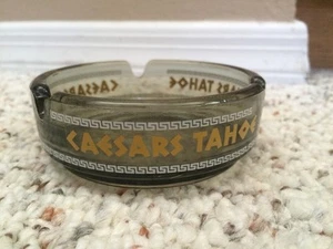 VINTAGE Caesars Tahoe Glass Ash Tray - Casino Resort Memorabilia - Fast Ship - Bild 1 von 3