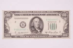 USA $100 Dollars 1950A New York Banknote Fr-2158B* !! #BILL-284 - Picture 1 of 4