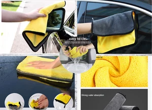 10 Piezas Paños de Microfibra para Lavado de Automóviles, Paño de Limpieza, Absorbente y Seco, General - Imagen 1 de 14