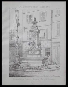AVIGNON, MONUMENT PAMARD - 1895 - PLANCHE ARCHITECTURE - GUIMINEL - Picture 1 of 1