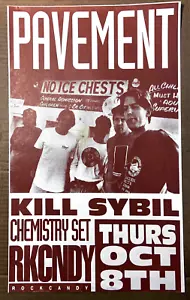 PAVEMENT w/ Kill Sybil & Chemistry Set. Thur. October 8th, 1992 at RKCNDY. - Picture 1 of 1
