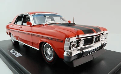 DDA DDA24832 Ford Falcon XY GTHO Phase 3 Sedan Vermillion Fire Black 1:24 - Image 1 of 4