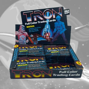 1981 Tron Donruss Trading Card box, open, 26 Packs, includes box - Picture 1 of 8