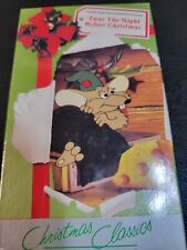 TWAS THE NIGHT BEFORE CHRISTMAS  (1992)   SEALED VHS   ANIMATED FAMILY  RARE