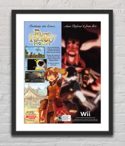 Rune Factory Frontier Nintendo Wii Glossy Promo Ad Poster Unframed G2159 - Picture 1 of 4