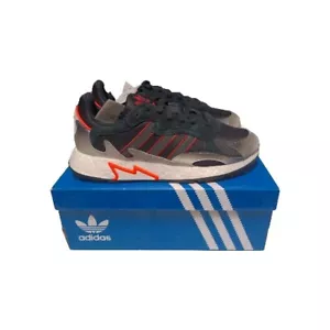 Adidas Tresc Run Core Black Solar Red Size 10 EG7411 - Picture 1 of 7