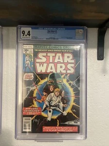 STAR WARS 1 CGC 9.4 OW.W 1977 FIRST ISSUE!  - Picture 1 of 4