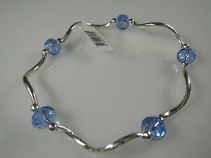 Armband Dezember - hell blau - 18cm - Bild 1 von 1