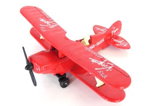 Matchbox Skybusters Virgin Atlantic SB 12 Pitts Speciale Biplano Giocattolo Vintage - Foto 1 di 14