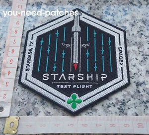 Space Starship Test Flight 1 Starbase Texas patch sew on embroidery - Picture 1 of 2