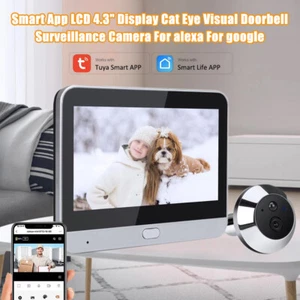 Tuya WLAN Türspion Kamera mit Monitor 1080P 4,3 Zoll Türspionkamera w/ Batterie - Bild 1 von 23