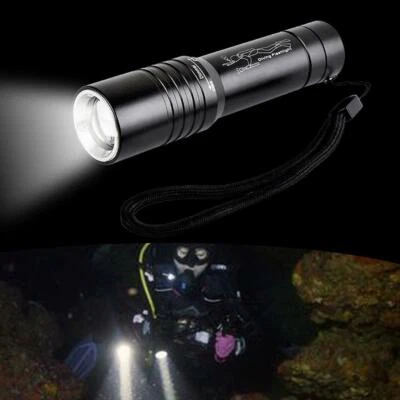 60000LM Waterproof LED Flashlight Diving Flashlight Underwater Torch - image 1 of 4
