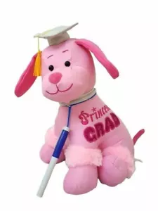 Autografo Laurea Cane di Peluche Con Penna Congratulazioni Grad! 10,5" - Foto 1 di 1