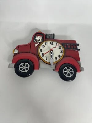 Allen Designs качели маятник часы большой красный пожарная машина работает (пожалуйста, прочитайте) - Изображение 1 из 2
