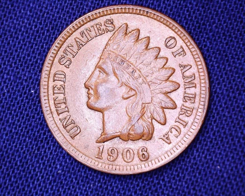 1906 Indian Head Cent Very Nicely Detailed Coin  #I167 Cover