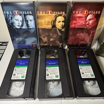 The X-files VHS Complete Vintage Box Set -6 Episodes From Season 4 ~read Desc. - Image 1 of 4