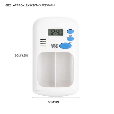 Mini Portable Medicine Tablet Pills Candy Storage Box Organizer Case With Re - Bild 1 von 4