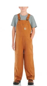 NWT!! Kid’s Carhartt Overalls & Tee Shirt Size 7 - Picture 1 of 13
