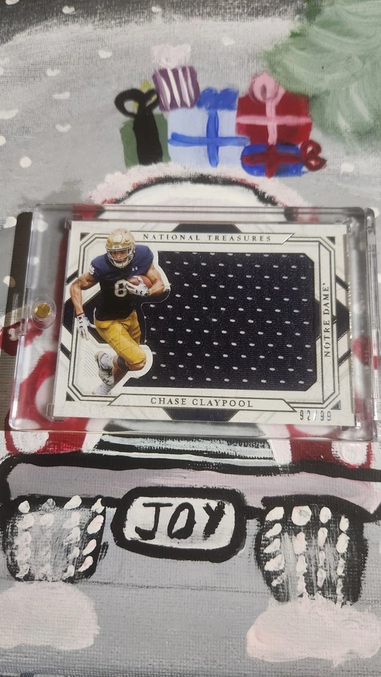 2021 National Treasures Collegiate Silhouettes /99 Chase Claypool #SL-CC - Image 1 of 2