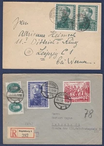 DDR  Mi-Nr. 286 - 8 auf 2 Briefen - Bild 1 von 1