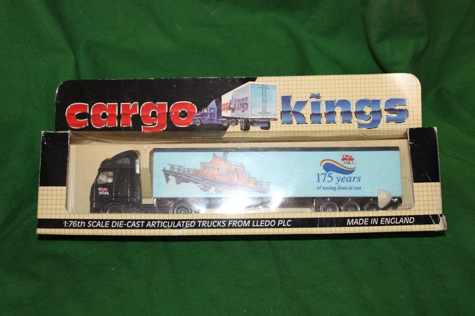 CORGI CARGO KINGS VOLVO CONTAINER TRUCK RNLI LIVERY OO 1/76 #10041 - Image 1 of 1