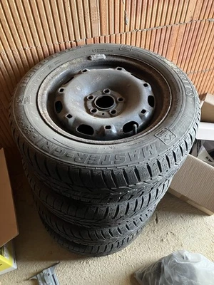 Stahlfelgen 14 zoll mit Winterreifen - Bild 1 von 4